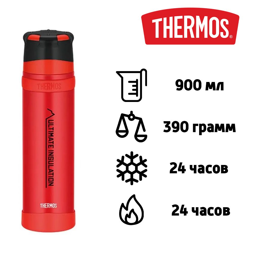 ThermosТермосВакуумный,Крышка-чашка,0.9л