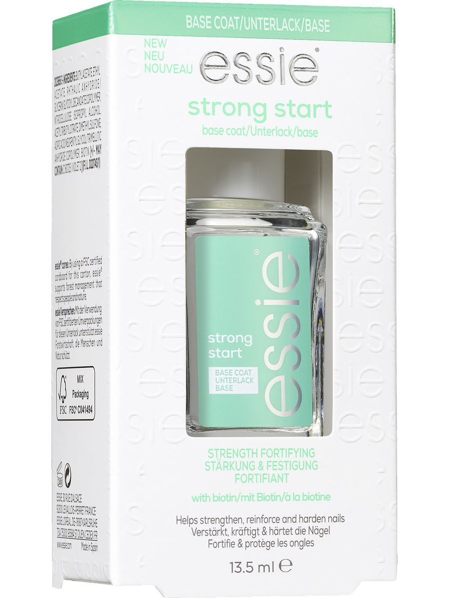 Основа под лак essie Unterlack base coat strong start - купить с доставкой  по выгодным ценам в интернет-магазине OZON (1480726564)