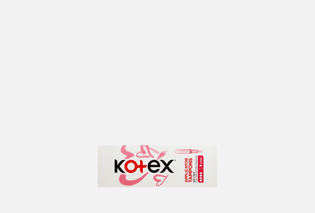 Тампоны с аппликатором Kotex, Ultrasorb Super 8 мл