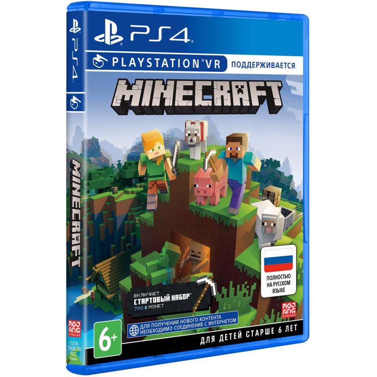 Игра Minecraft (PS4) (PlayStation 4, Русская версия)