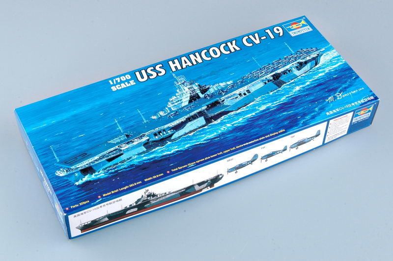 Trumpeter 1/700 05737 USS Хэнкок CV-19Корабль