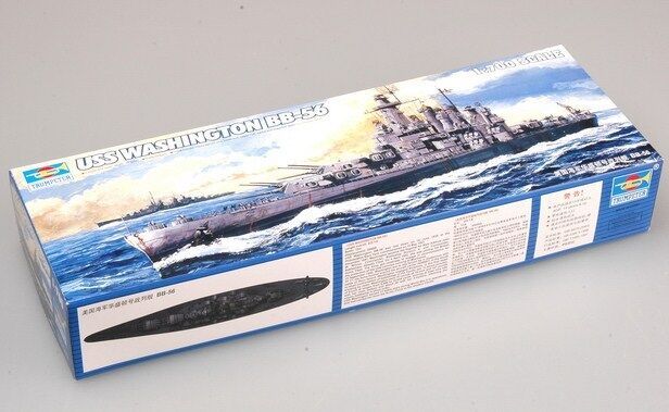 Trumpeter 1/700 05735 USS Вашингтон BB-56Корабль