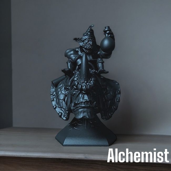 Модель-бюстперсонажаAlchemist,дота,сувенир,вподарок,дляраскрашивания