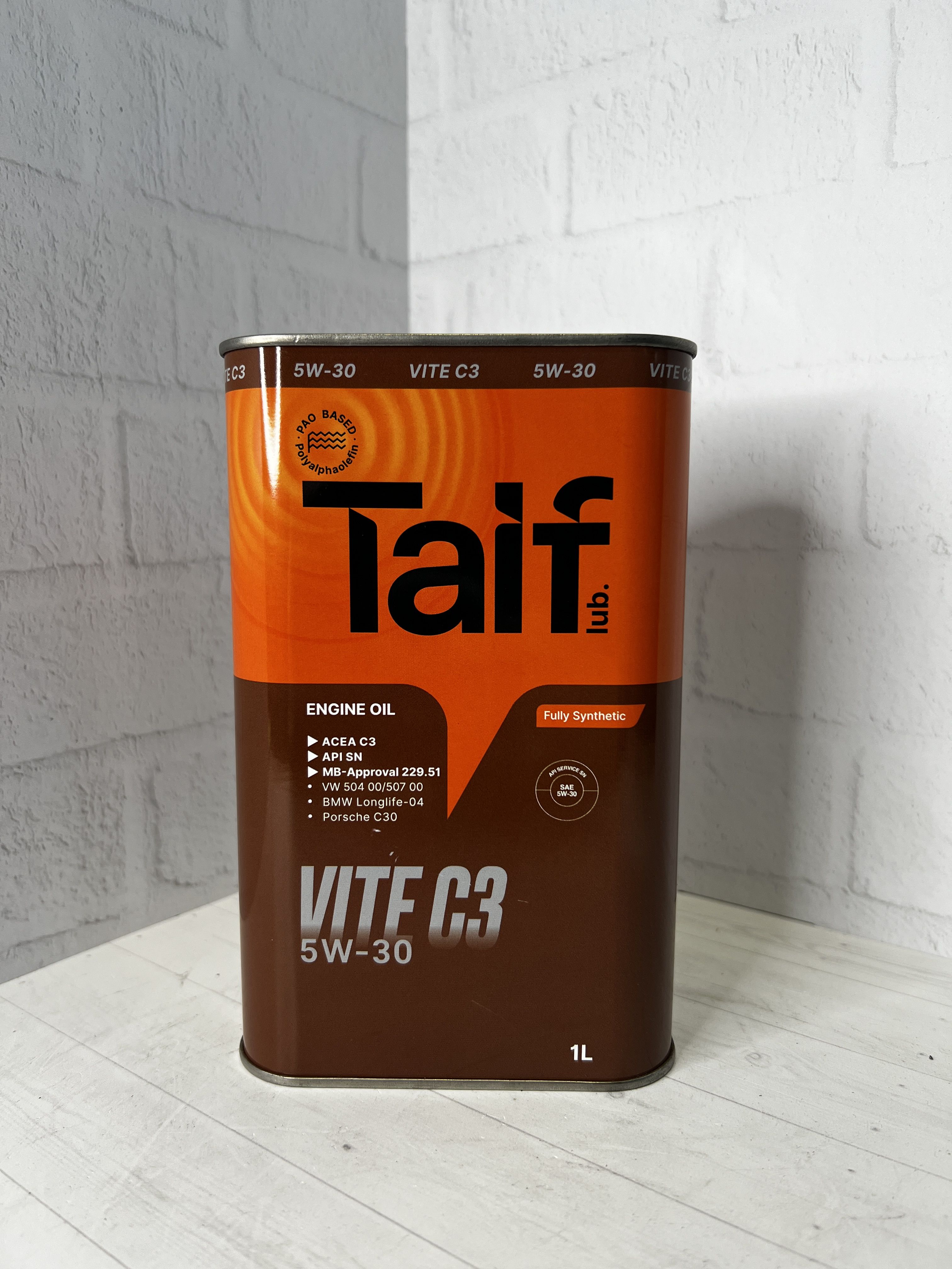 TAIF vite 5w-30 sn, c3 5W-30 Масло моторное, Синтетическое, 1 л