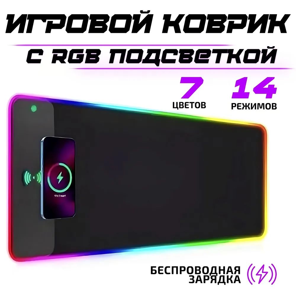 knockonce Игровой коврик для мыши коврик для мышки, черный