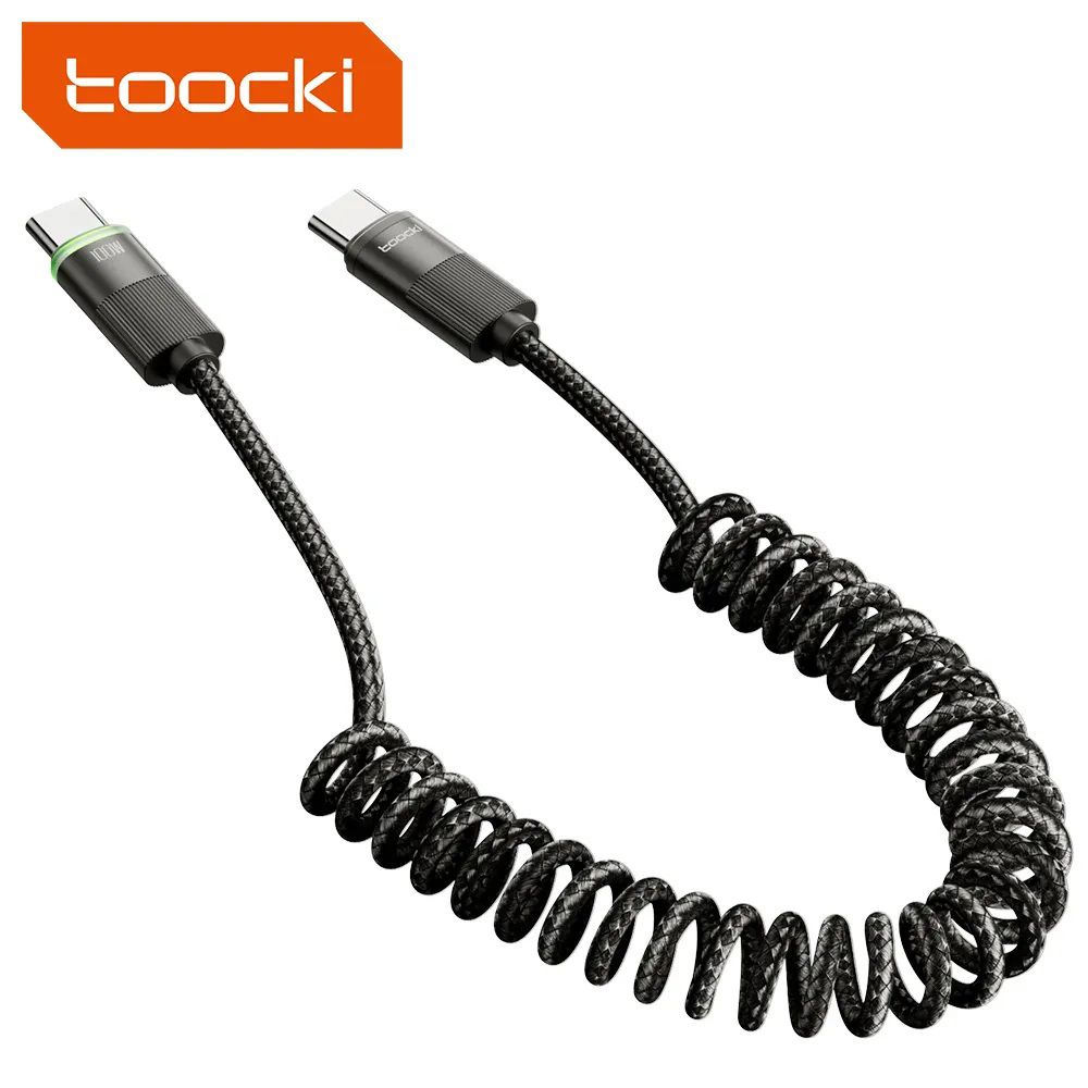 toocki Кабель для мобильных устройств USB Type-C/USB Type-C, 1.2 м, черный