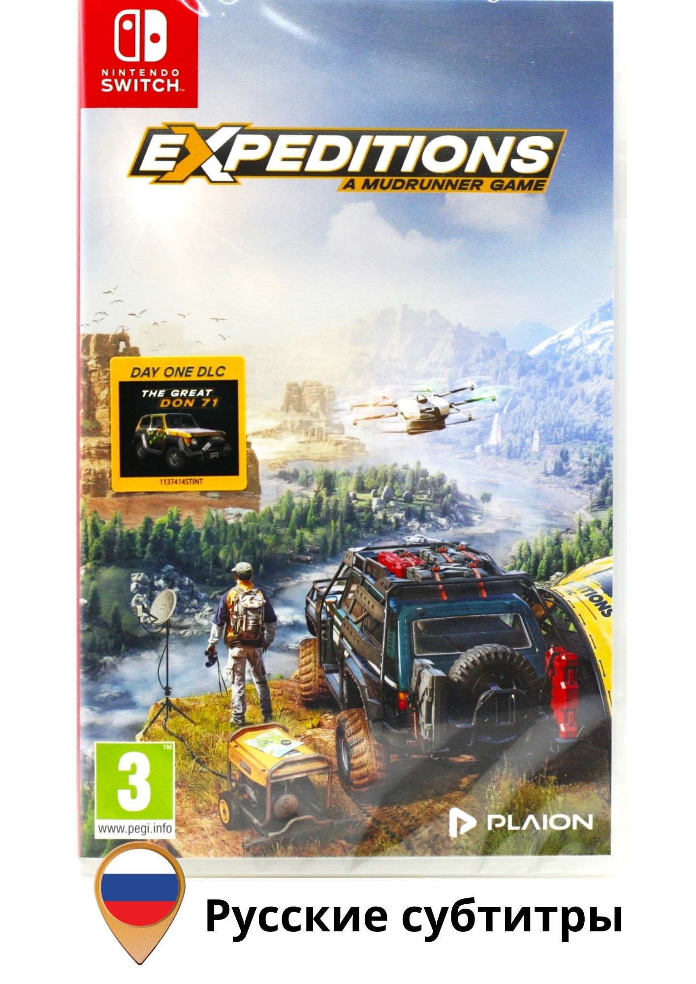 Игра Expeditions: A MudRunner Game Nintendo Switch (Картридж) Русские  субтитры