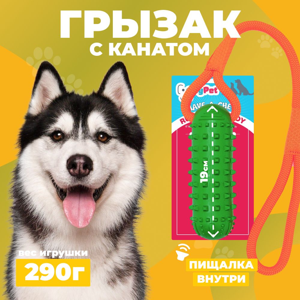 Игрушка для собаки грызак резиновый с пищалкой 3 в 1 OllyPet - купить с  доставкой по выгодным ценам в интернет-магазине OZON (749658052)