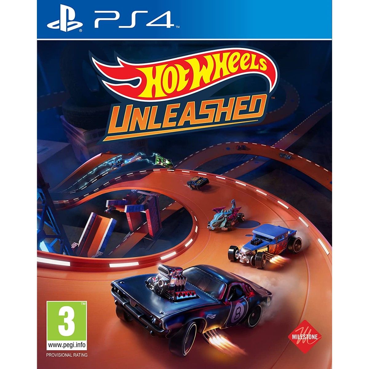 Игровой диск PlayStation Hot Wheels Unleashed (русские субтитры) (PS4)