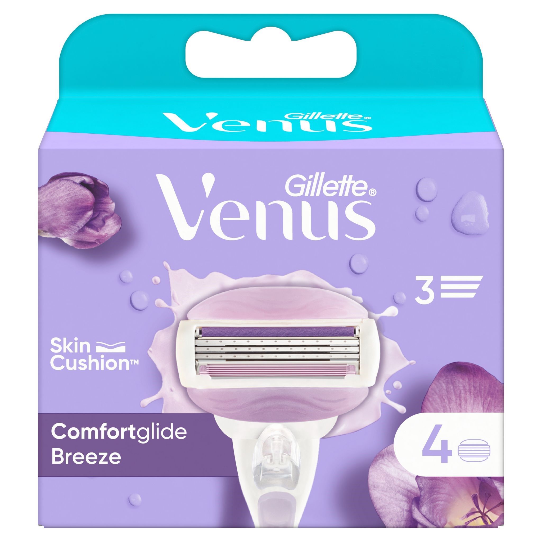 Сменные кассеты Venus ComfortGlide Breeze 4 шт.