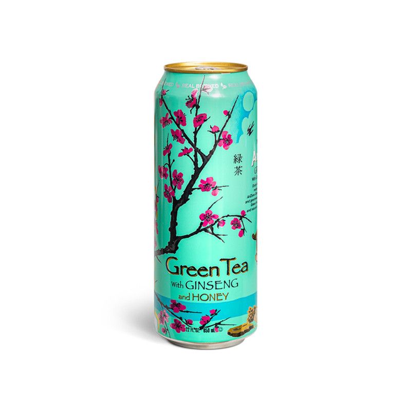 Напиток AriZona Green Tea With Ginseng And Honey 650 мл