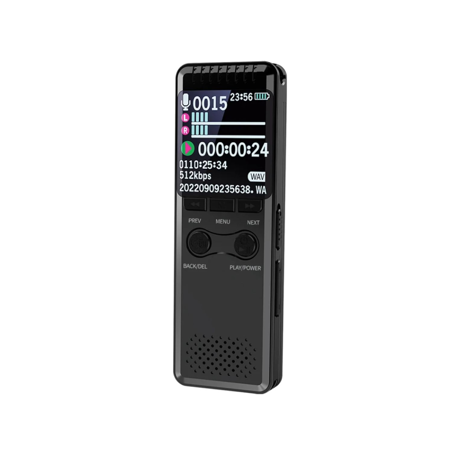 ЦифровойдиктофонсовстроеннымдинамикомидисплеемF30,32GB,датчикзвука,записьпотаймеру,до120часовнепрерывнойзаписи/ДиктофонсMP3-плеером