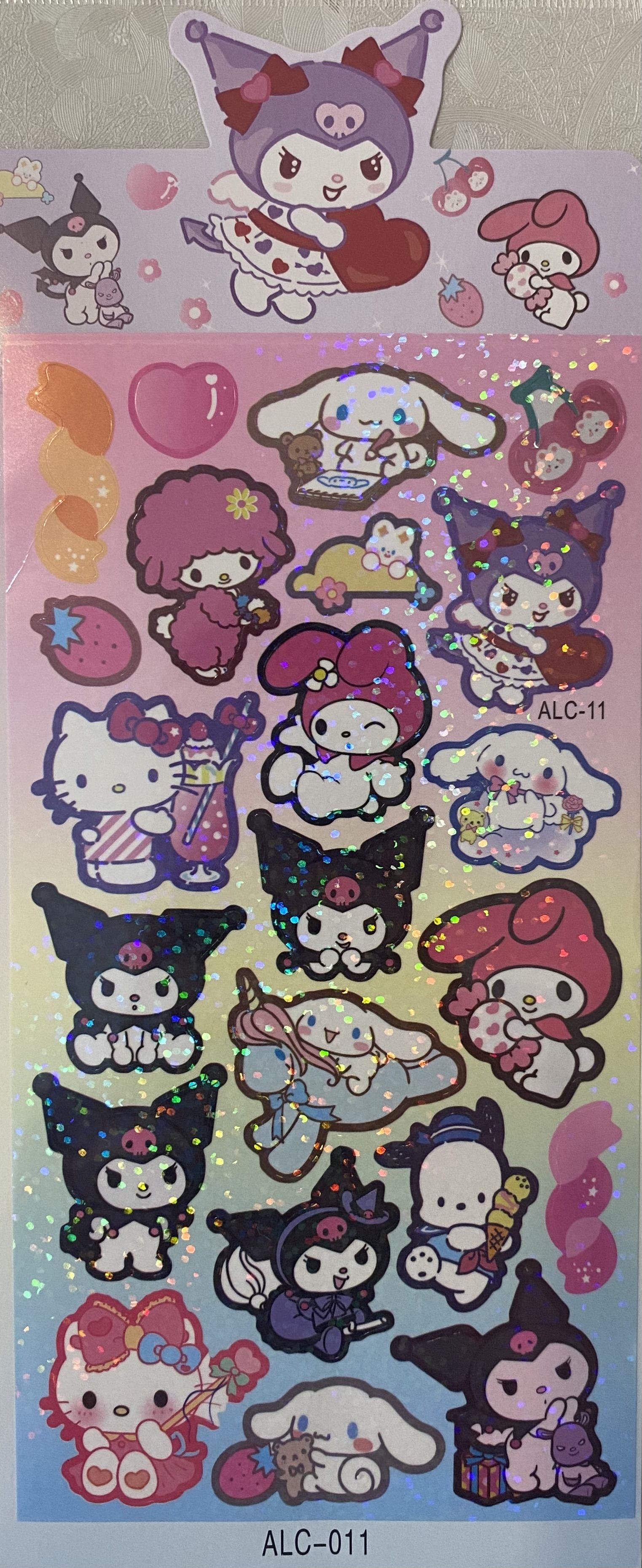 НаклейкиKuromiиHelloKitty+ПОДАРОК