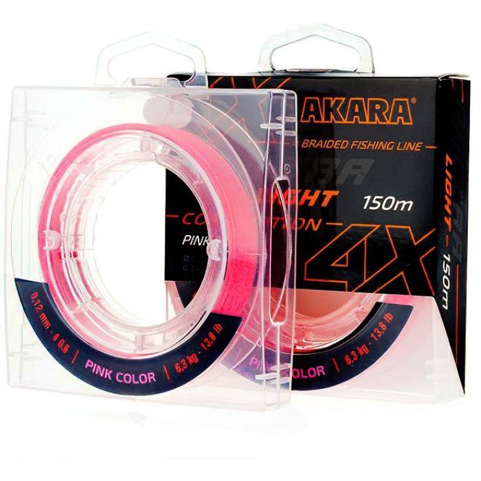 Шнур Akara Ultra Light Competition Pink 150 м 0,08