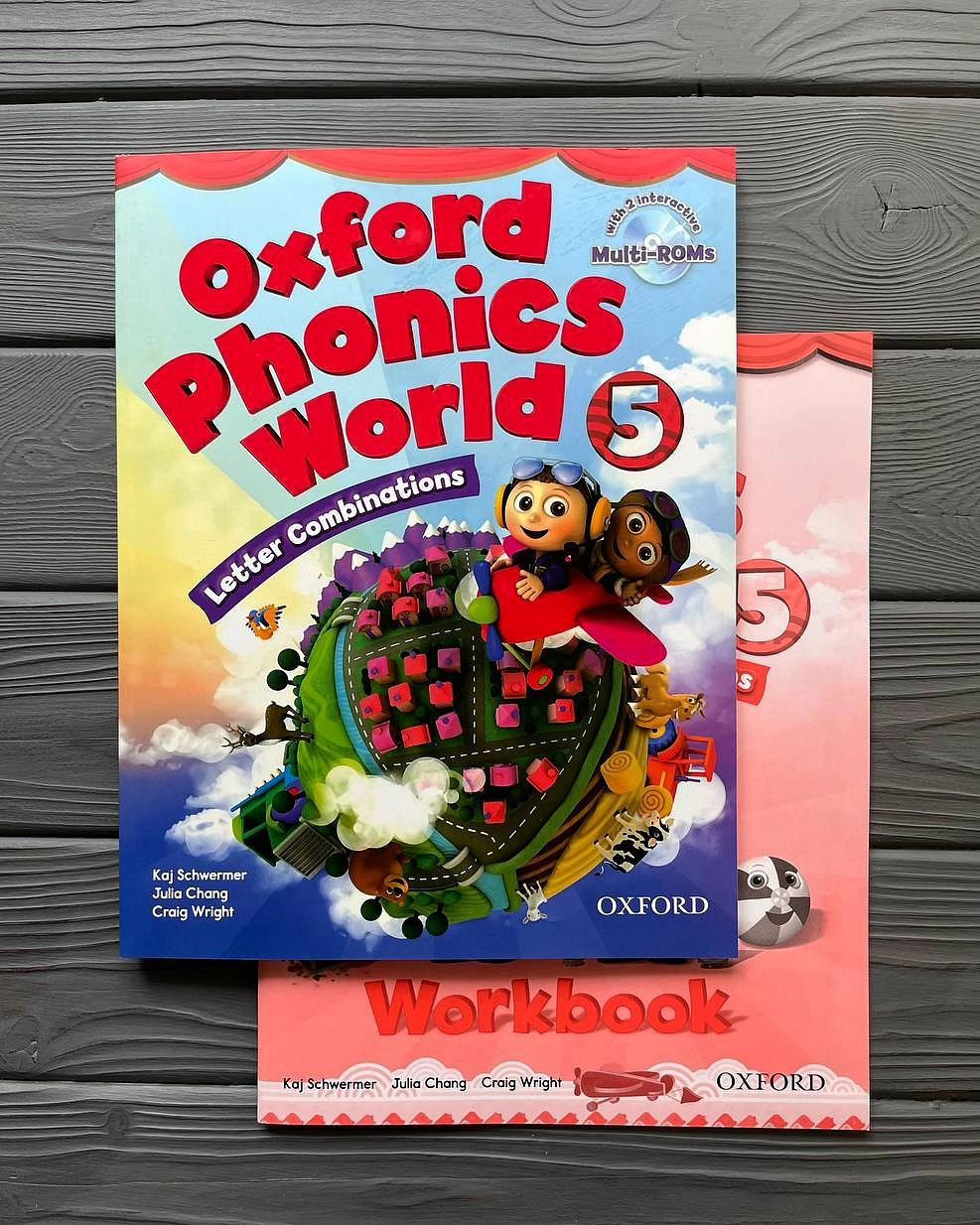 Oxford Phonics World Level 5. Полный комплект. Student Book + Workbook + CD