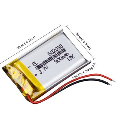 АккумуляторLi-Pol602030(батарея)6*20*30мм2pin3.7V/300mAh