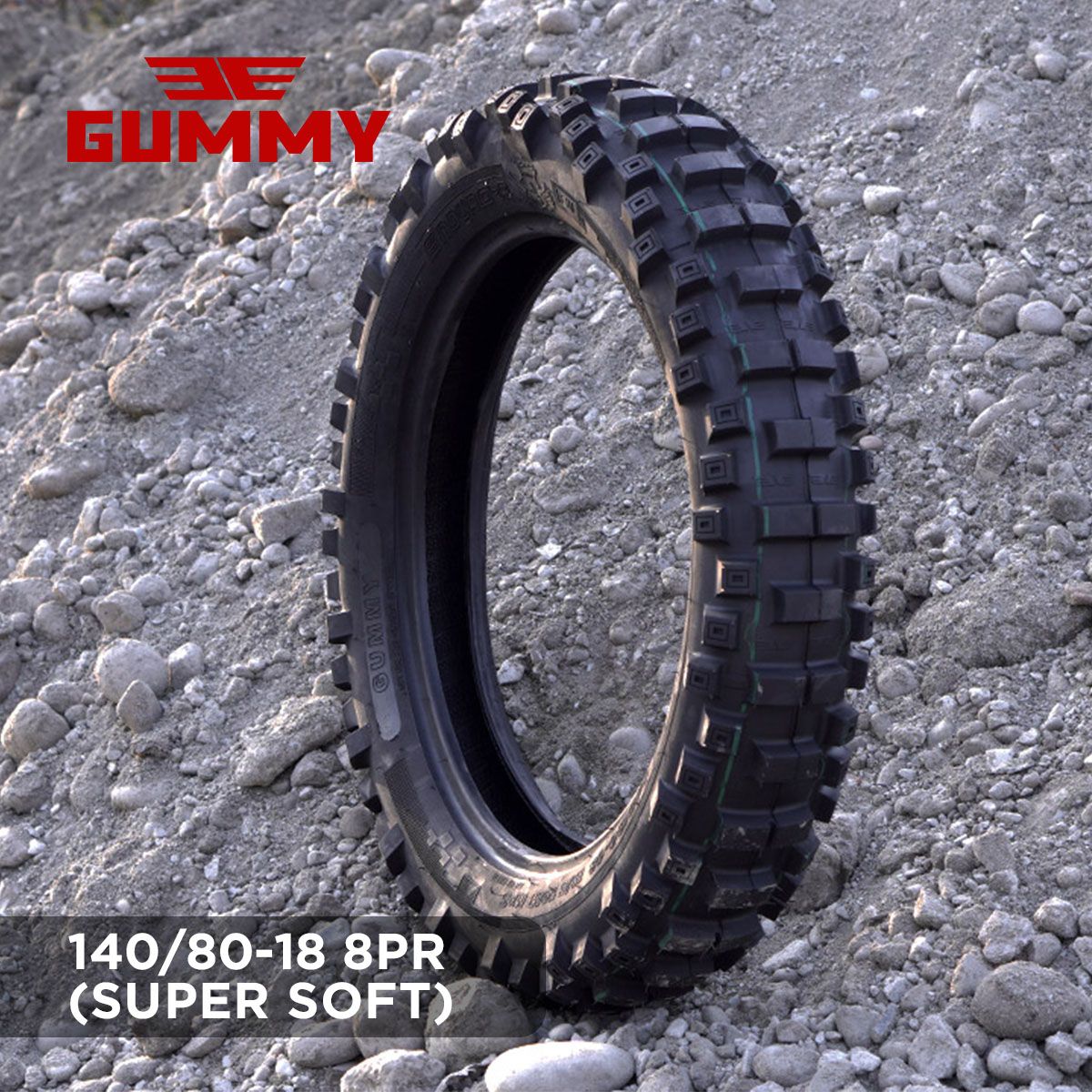 Gummy Эндуро/кросс Мотошины  140/80 R18 70 M