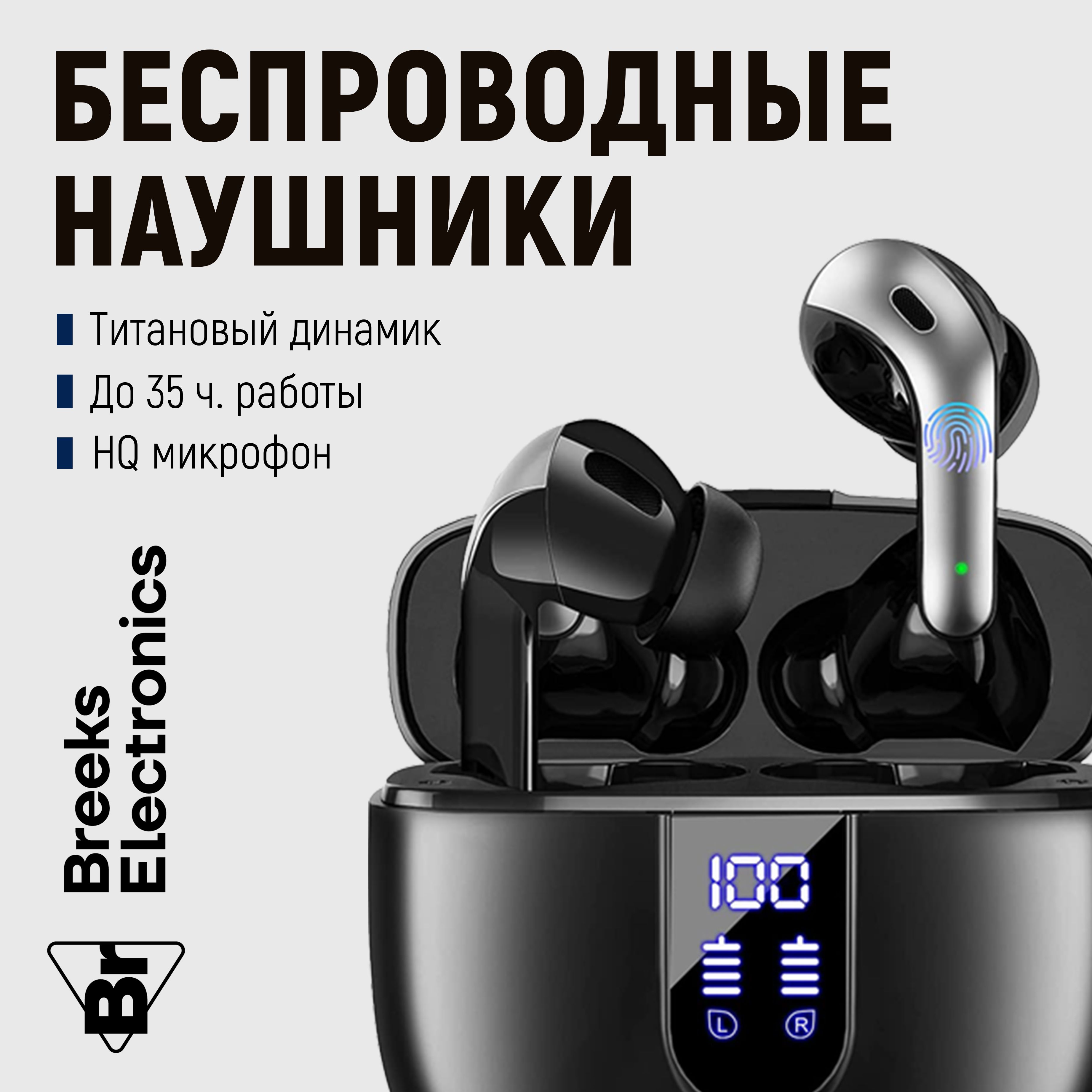 Наушники Вкладыши Breeks Electronics наушники08. - купить по доступным  ценам в интернет-магазине OZON (869979093)