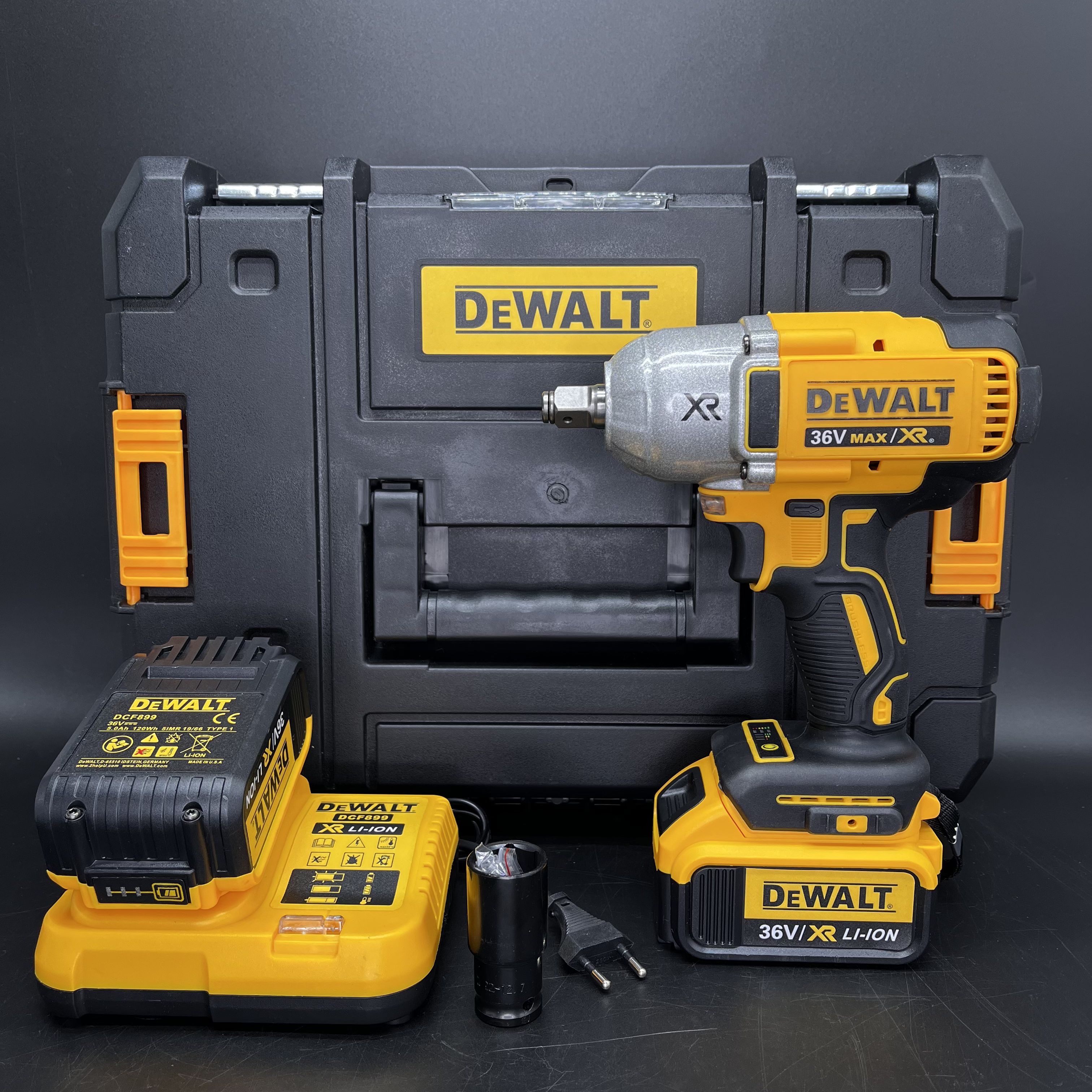 Гайковерт аккумуляторный DeWalt 18В / Гайковерт деволт в кейсе