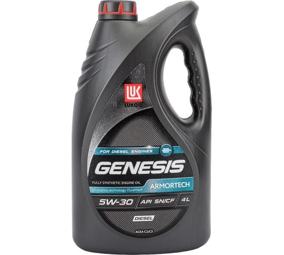 ЛУКОЙЛ (LUKOIL) genesis armortech diesel 5W-30 Масло моторное, Синтетическое, 4 л