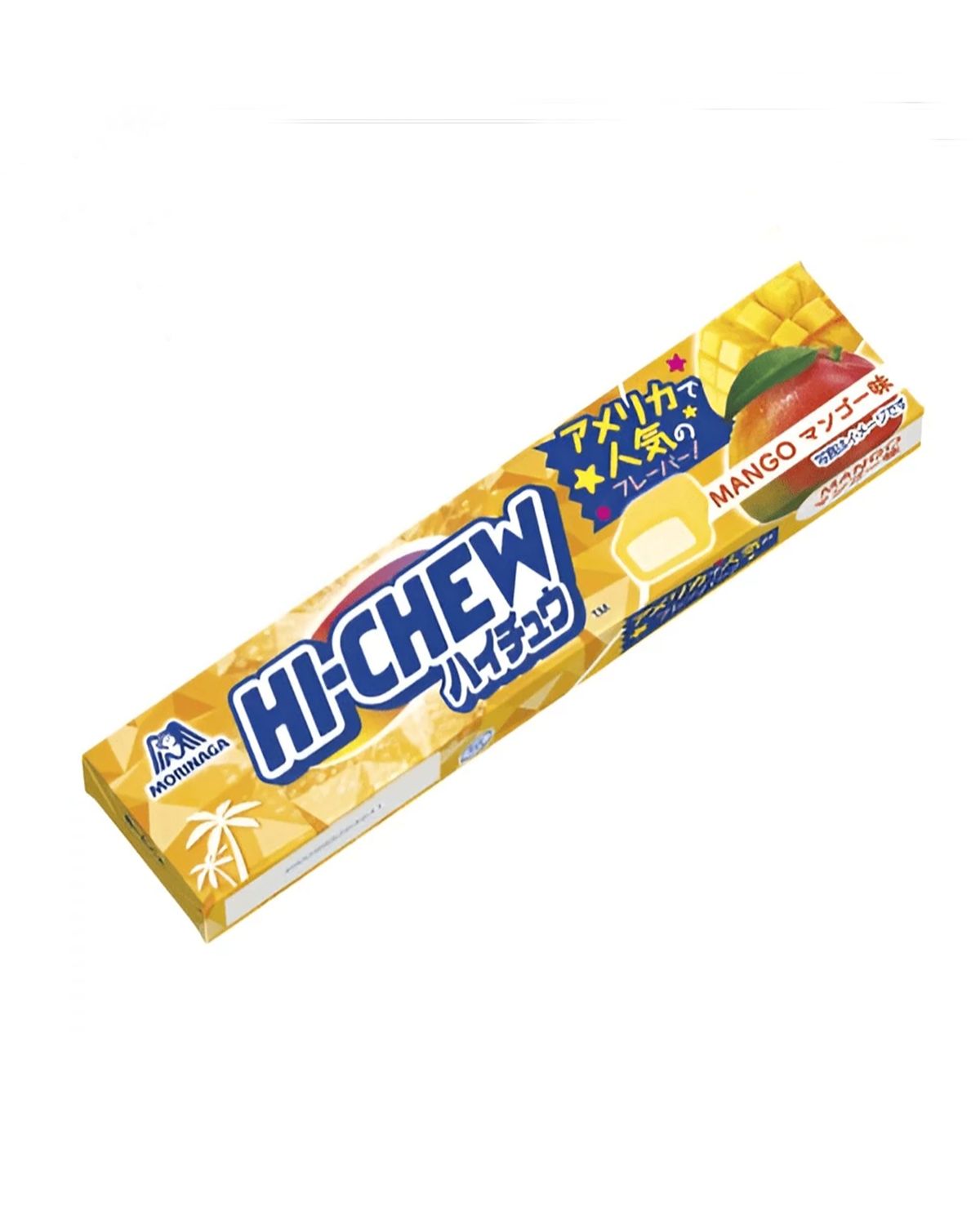 Morinaga / Конфеты жевательные Hi-Chew вкус манго 12шт, 55,2г., 6уп