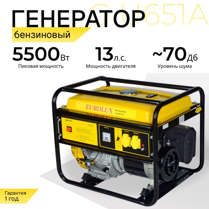 ГенераторбензиновыйGU651A