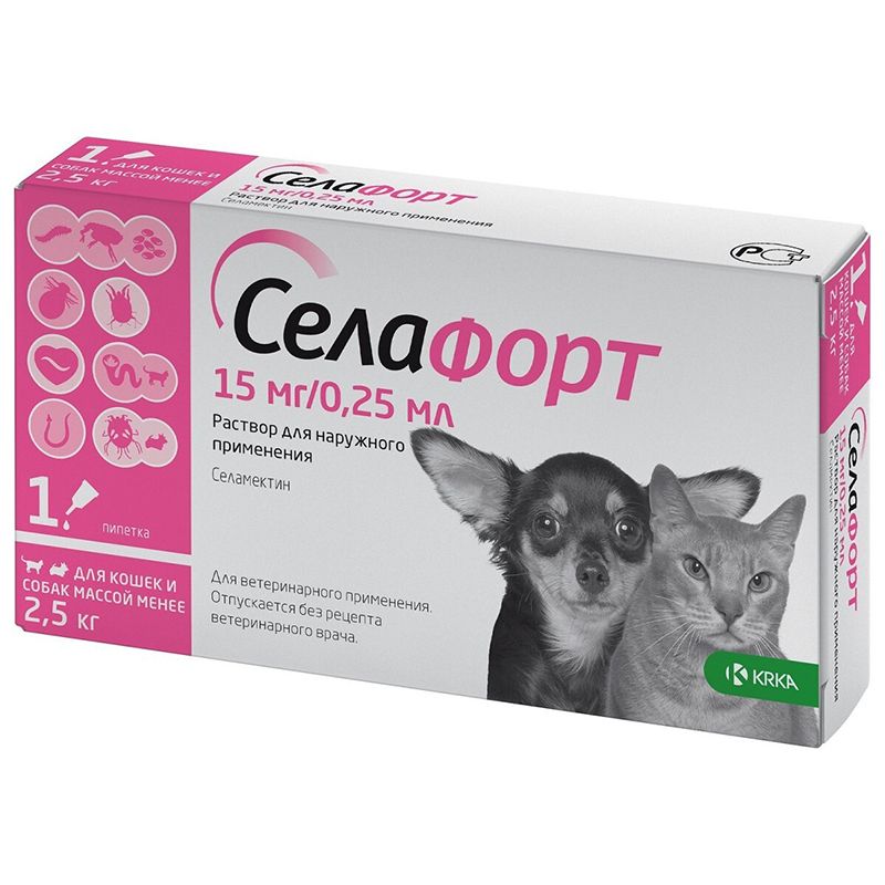 Селафорт для кошек инструкция