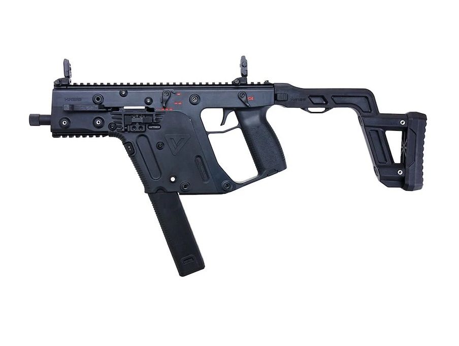 Страйкбольный пистолет-пулемет Krytac KRISS Vector SMG GBBR (black)