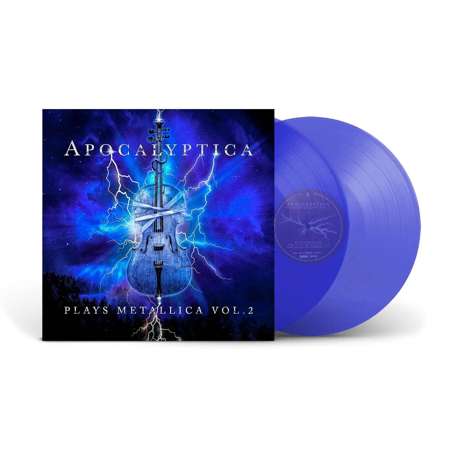 APOCALYPTICA - PLAYS METALLICA VOL. 2 (2LP translucent blue) виниловая пластинка