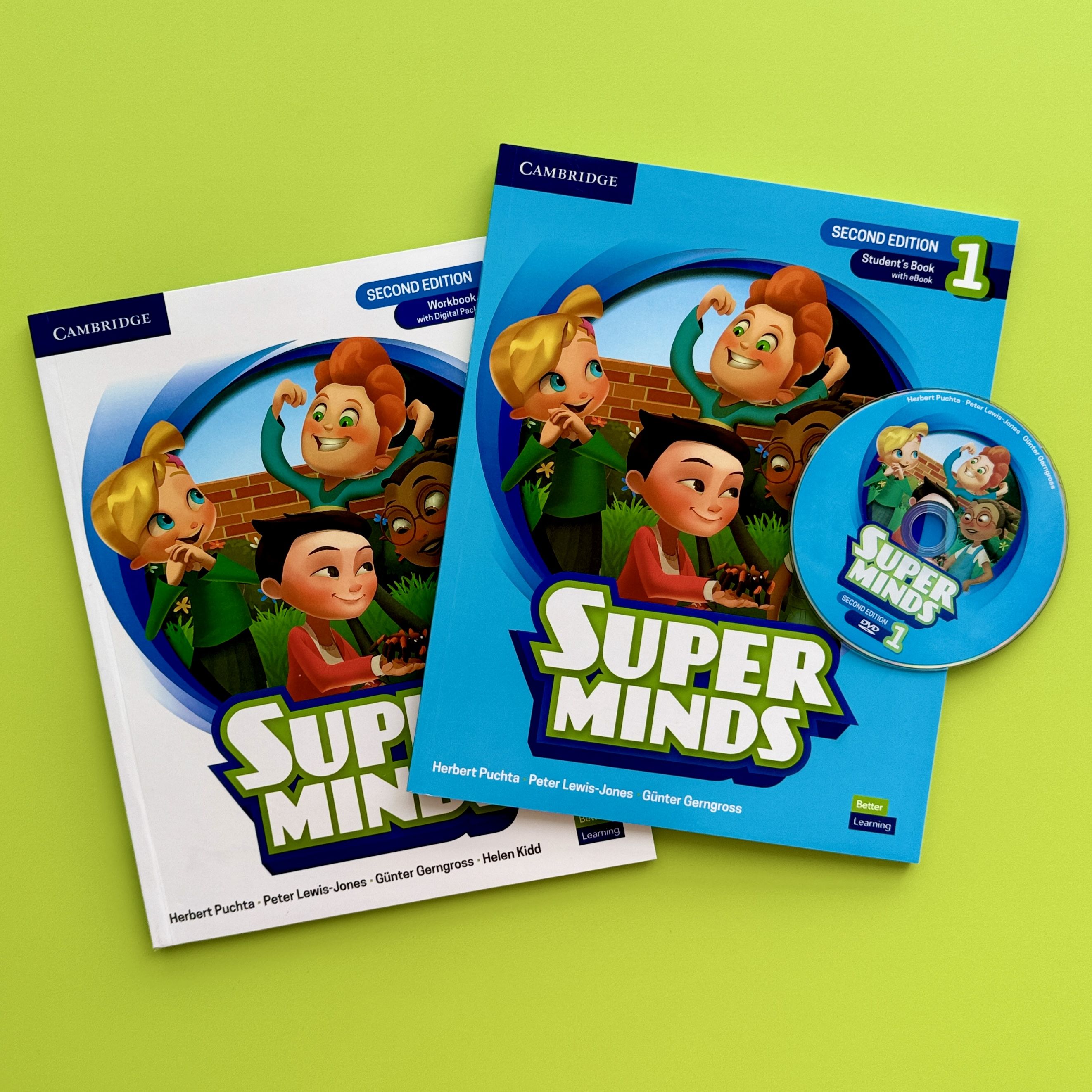 Super Minds 1 Second Edition Учебник + Рабочая Тетрадь + CD/DVD