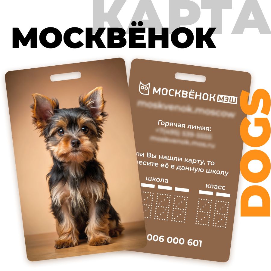 Карта Москвёнок DOGS №15