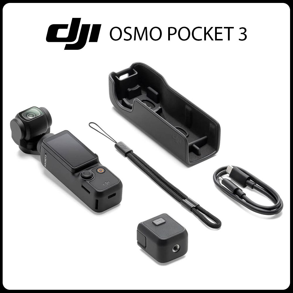 DJI Экшн-камера Osmo Pocket 3, черный