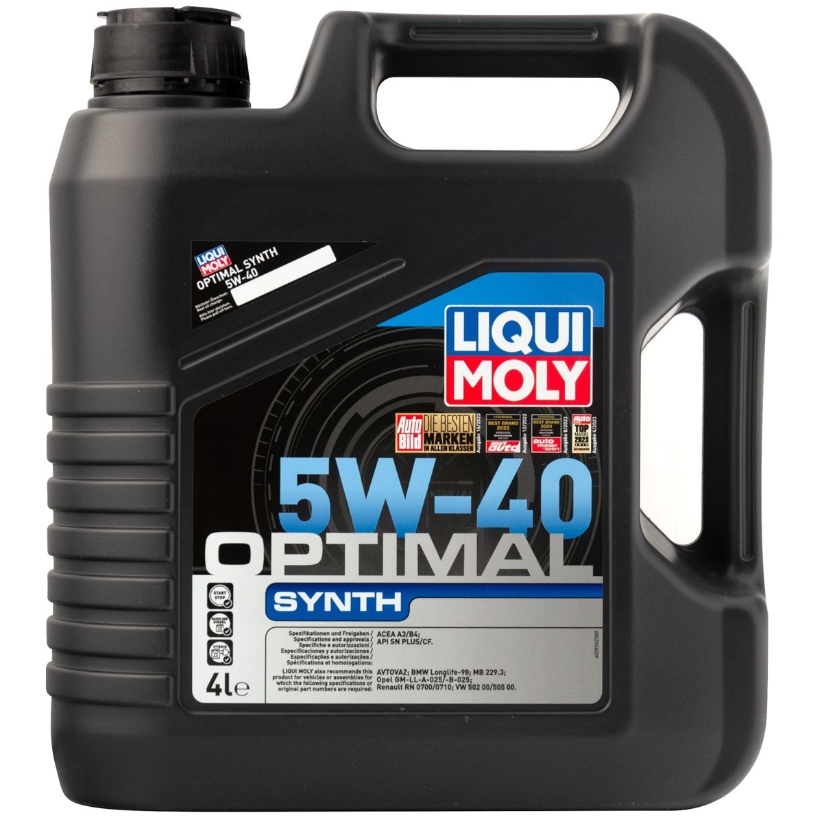 LiquiMolyOptimalSynth5W-40Масломоторное,НС-синтетическое,4л