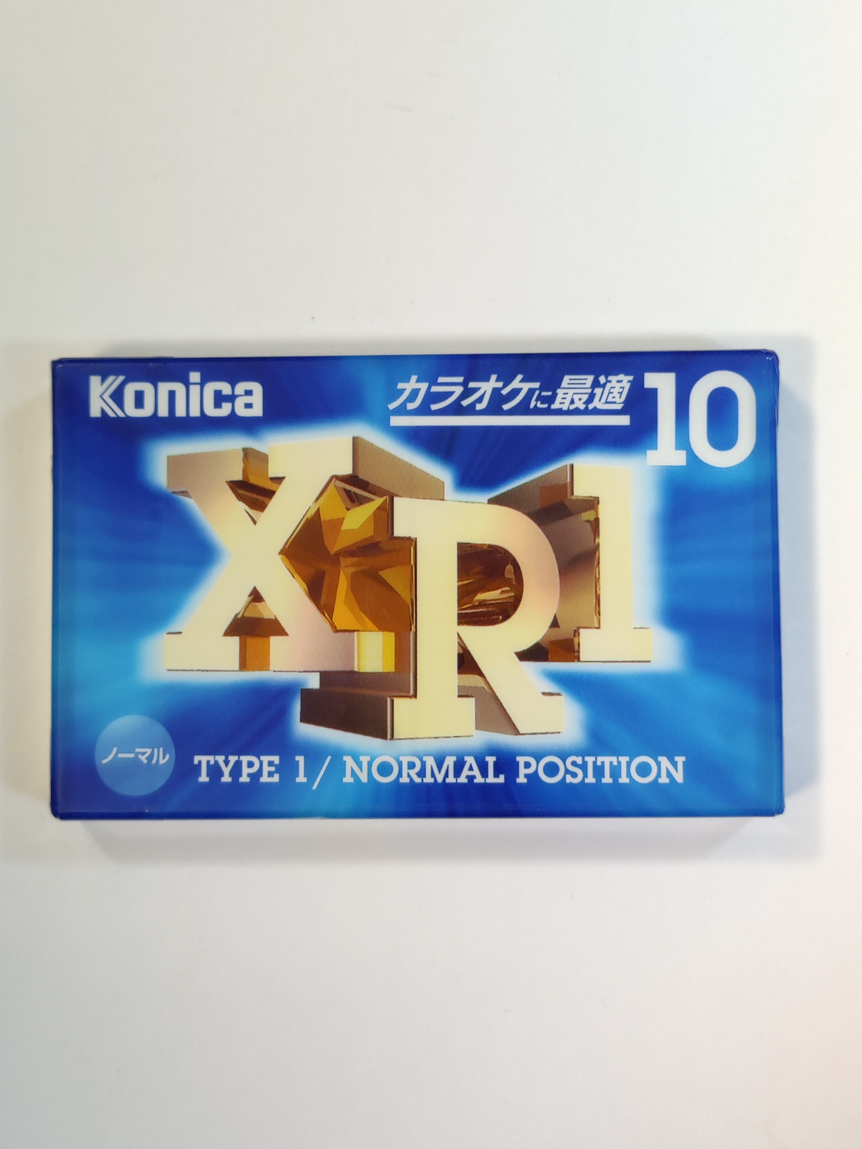 Аудиокассета запечатанная KONICA XR1 10