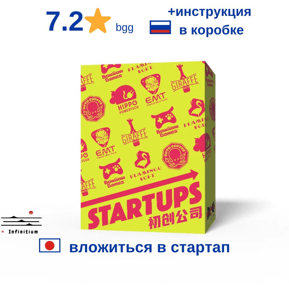 STARTUPS(Стартапы)маленькаянастольнаяигра,собратьсясдрузьями,простыеправила,дляначинающих.