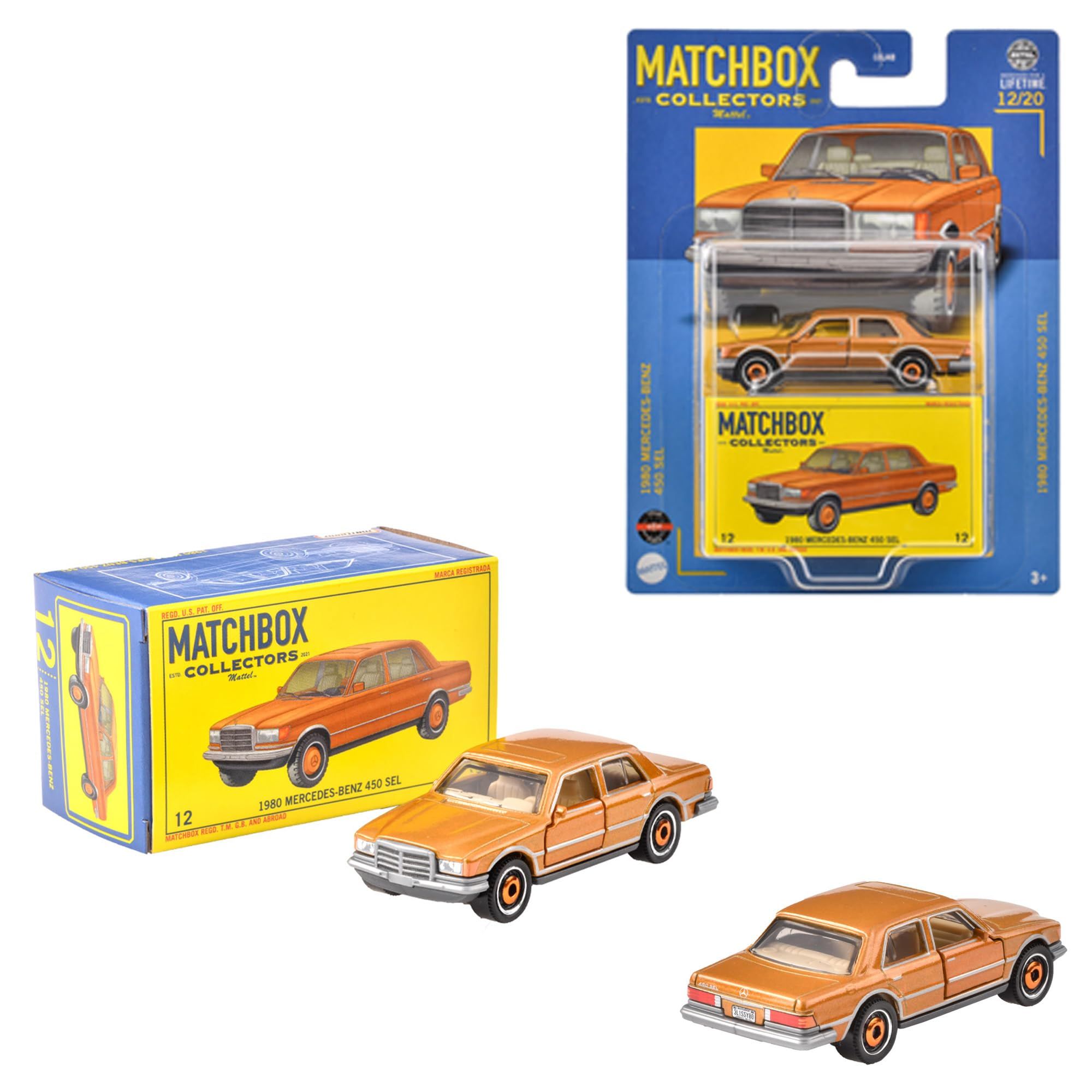 Mattel Matchbox Premium Collector GBJ48 1980 Mercedes Benz 450SEL OZON 1608420434