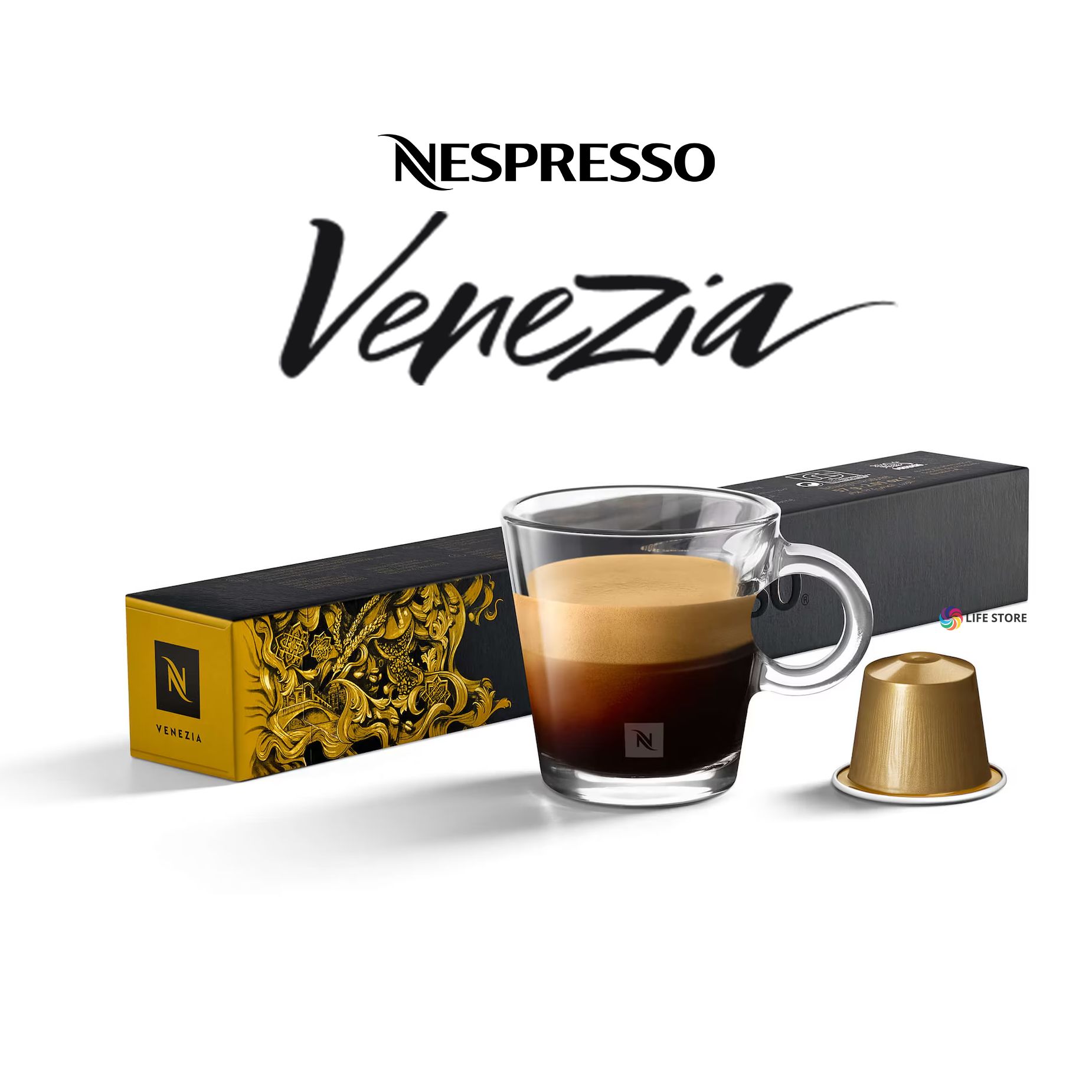 Кофе Nespresso Ispirazione Venezia в капсулах, 10 шт., для кофемашин Original