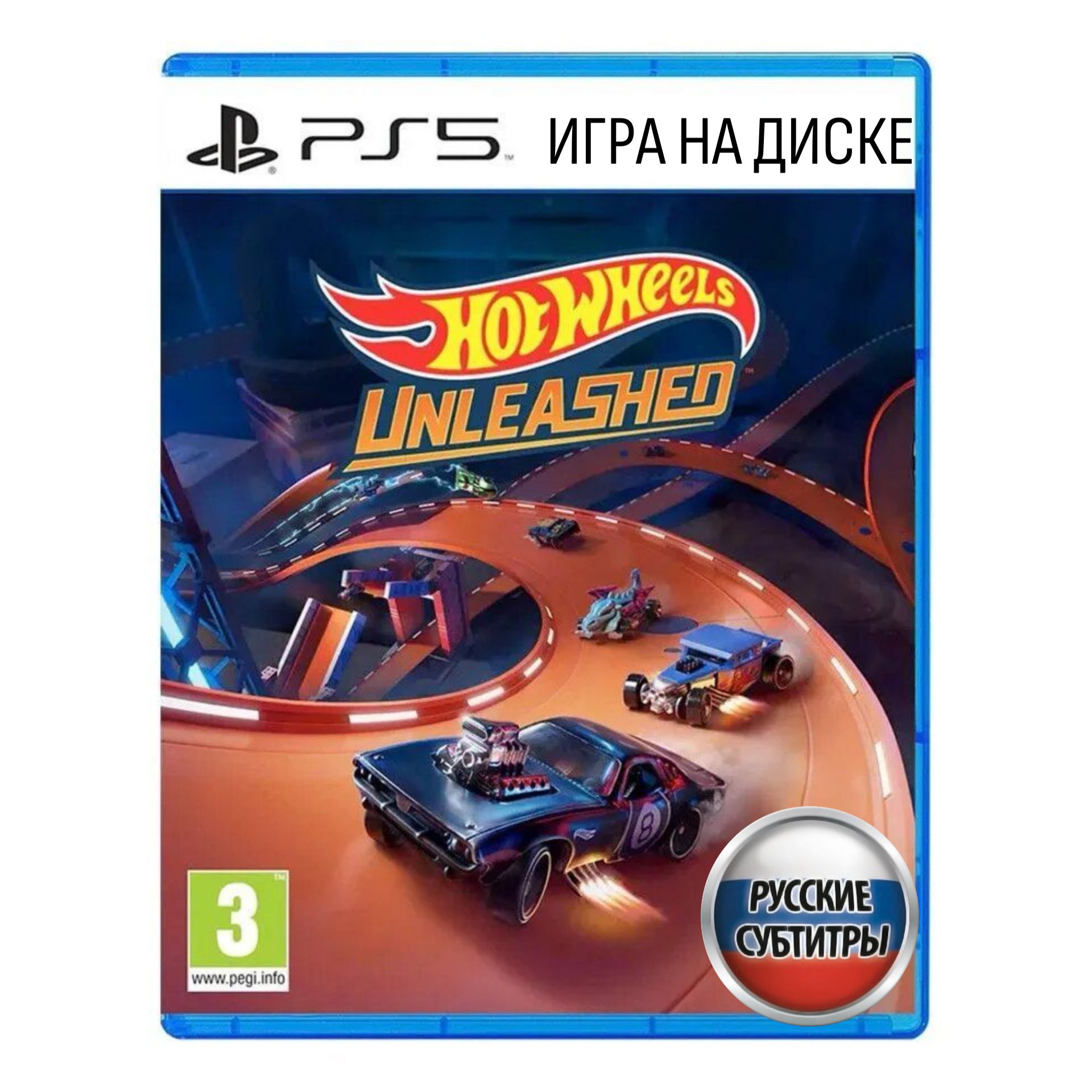 Игра Hot Wheels Unleashed PS5 (PlayStation 5, Русские Субтитры)