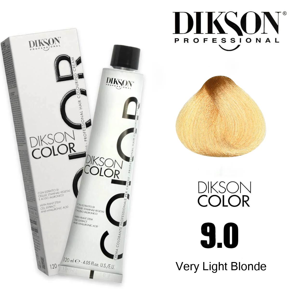 КраскадляволосDiksonColorтон9.0VeryLightBlonde120мл