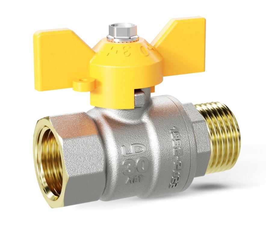Кран шаровый газовый ld. Кран шаровый газовый ld