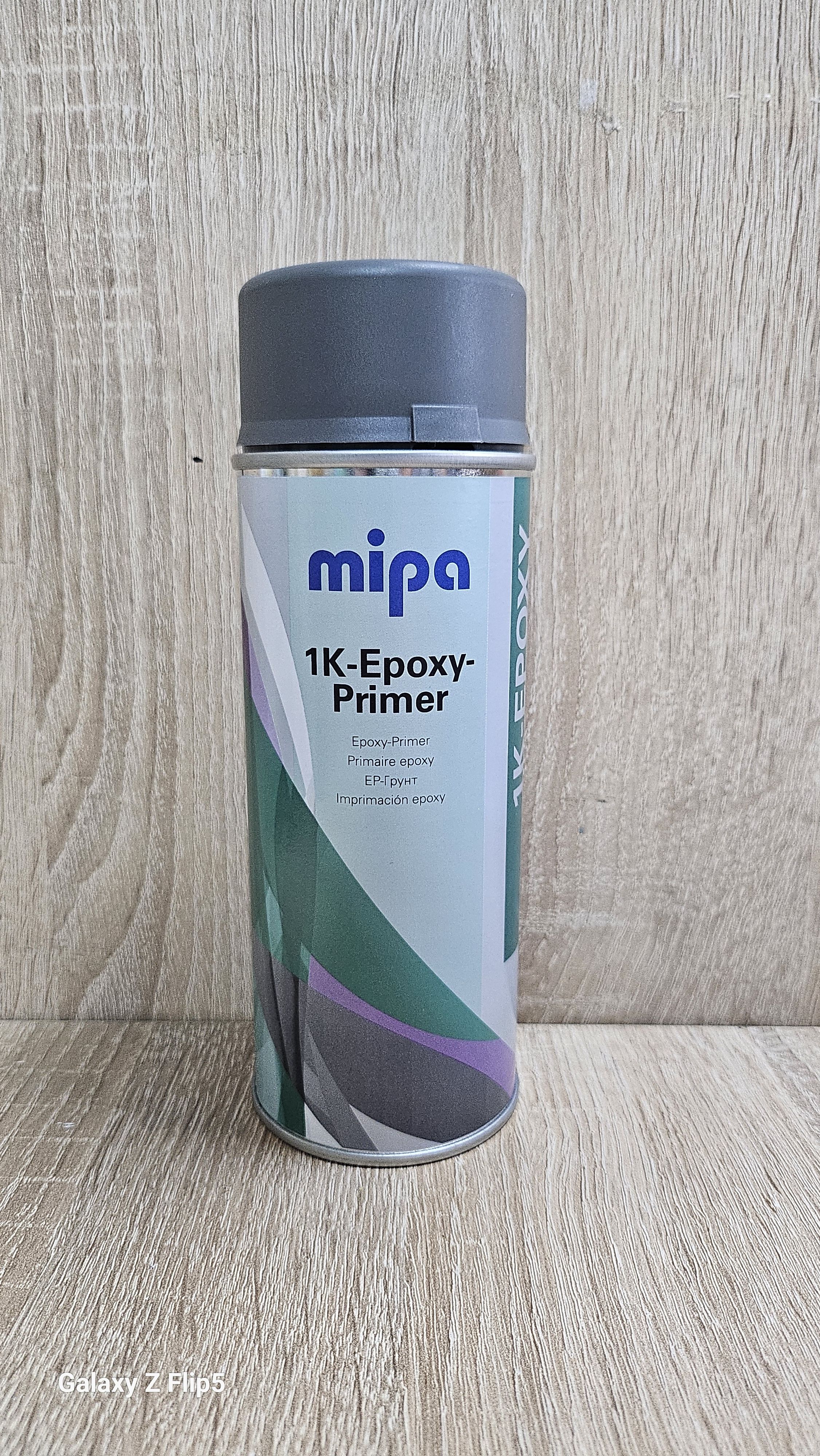 СпрейгрунтэпоксидныйMipa1K-Epoxy-Primer-Sprayтемно-серый,400мл