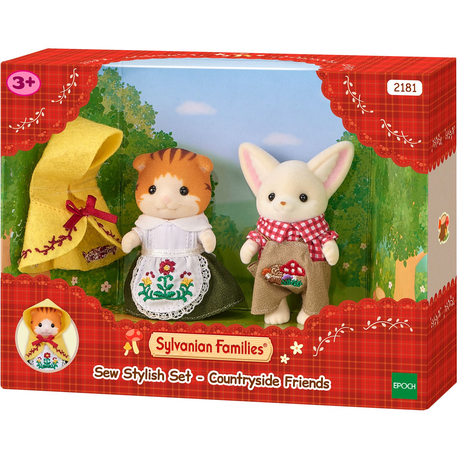 НаборфигурокДрузьявстильныхнарядахSylvanianFamilies