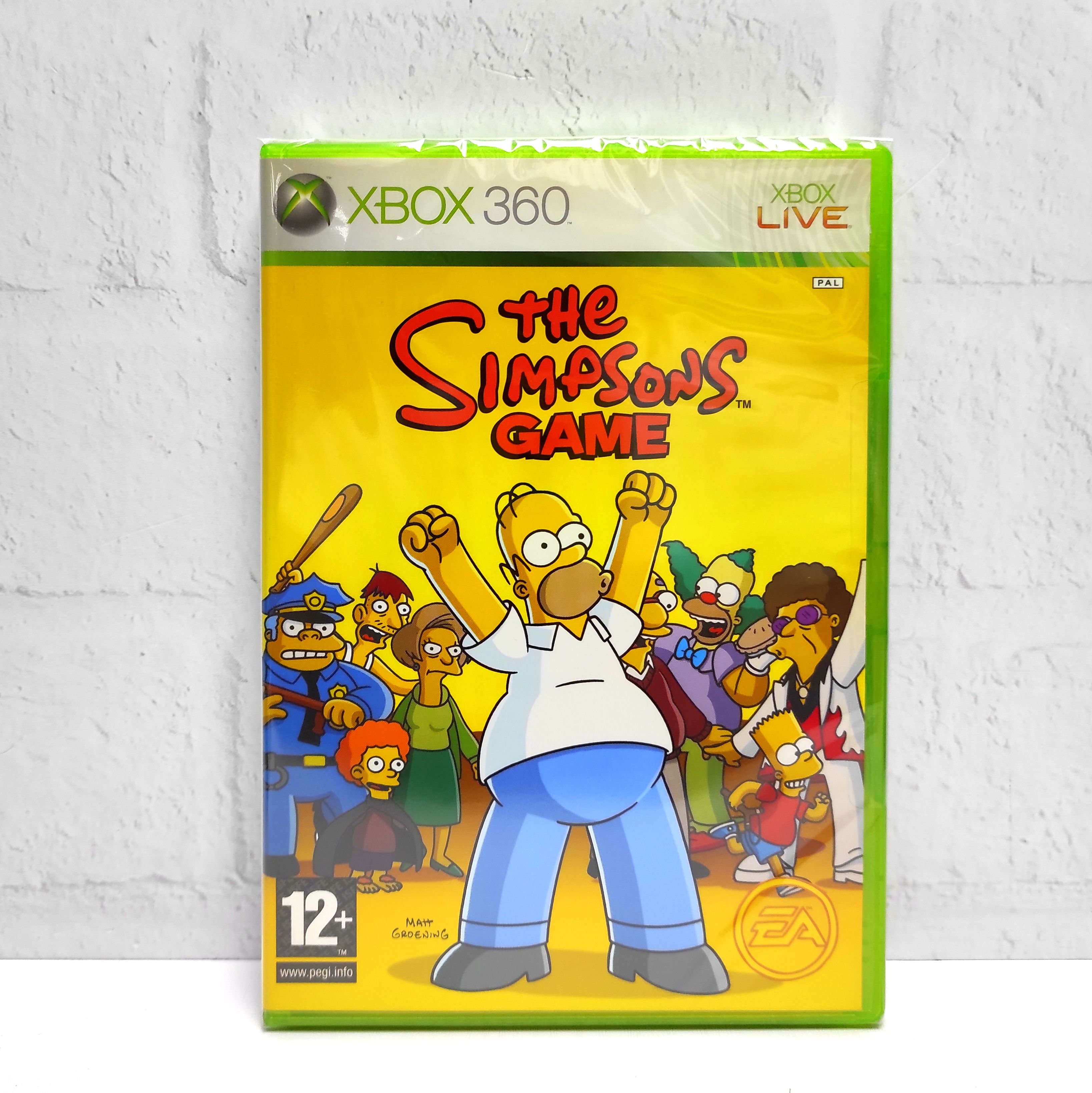 The Simpsons Game Симпсоны Видеоигра на диске Xbox 360