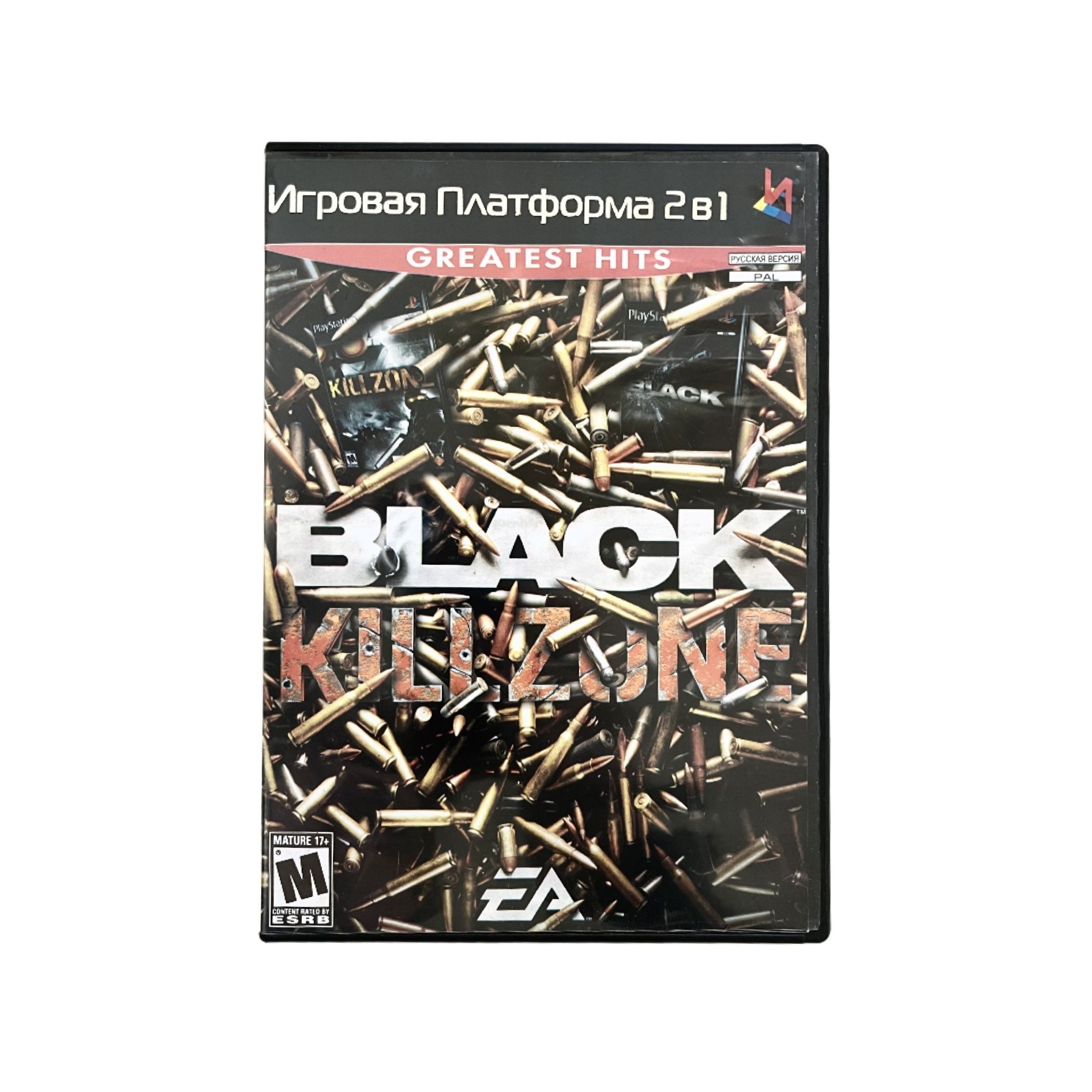 Игра Игра DVD-Rom Black & Killzone (Shooter / Стрелялка), 2006 , EA Games (PlayStation 2, Русская версия)