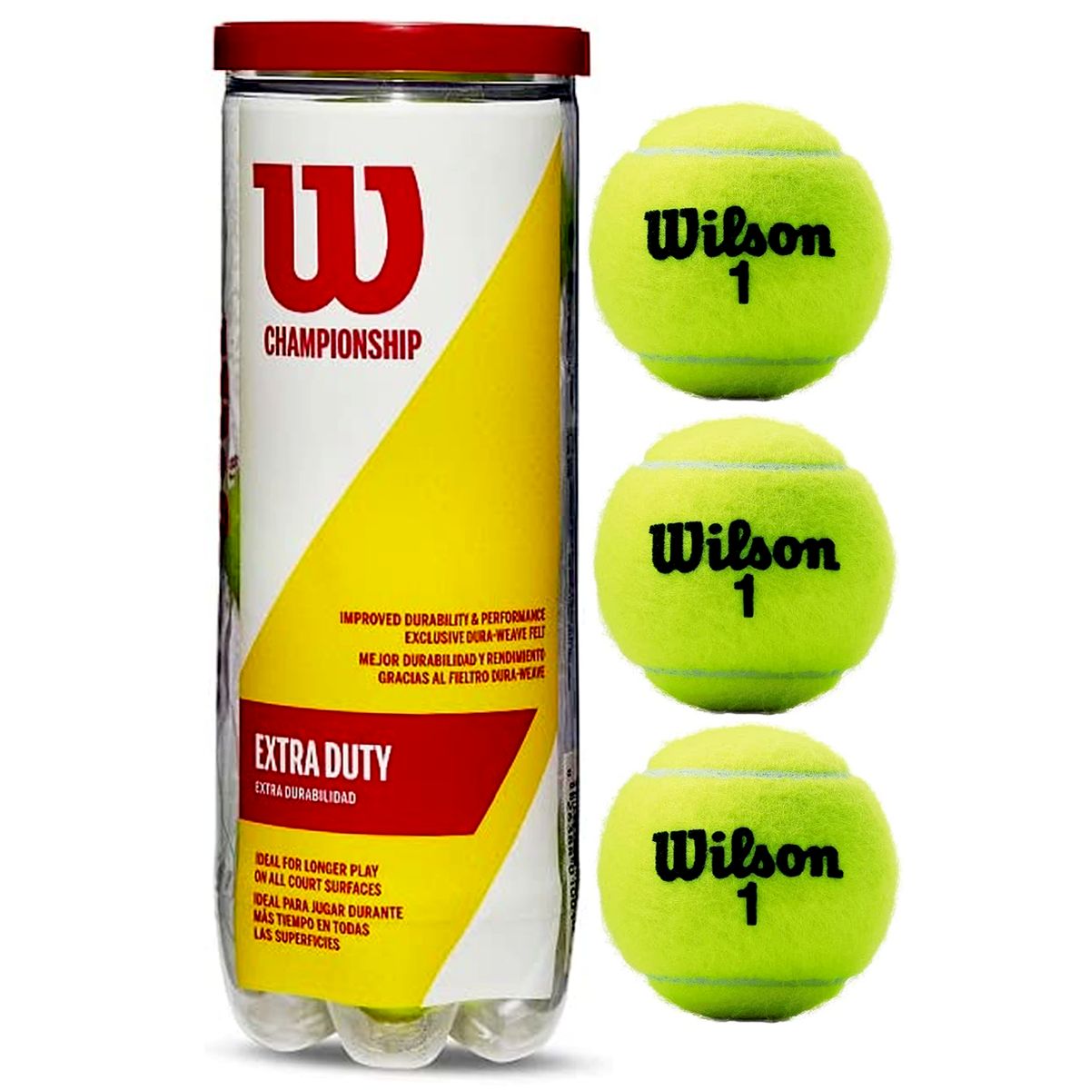 Wilson Мяч теннисный, 3 шт