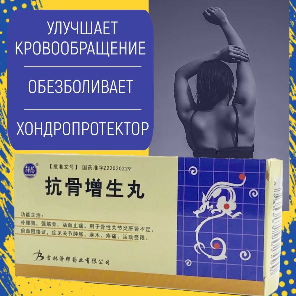 КанГуЦзэнШэнВань,2упаковки,приболяхвспинеисуставах,Формулапятиэлементов8113,ЦзилиньЦзибанг