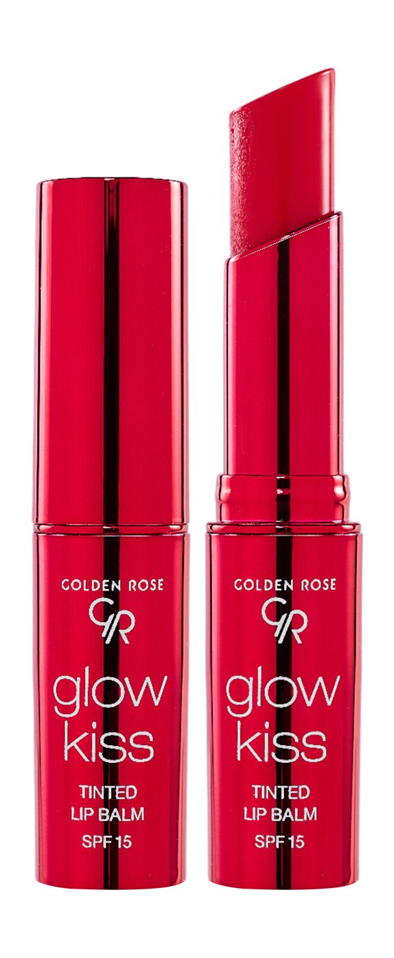 GOLDEN ROSE Тинт-бальзам для губ Glow Kiss Tinted Lip Balm Spf 15,3 г, 02