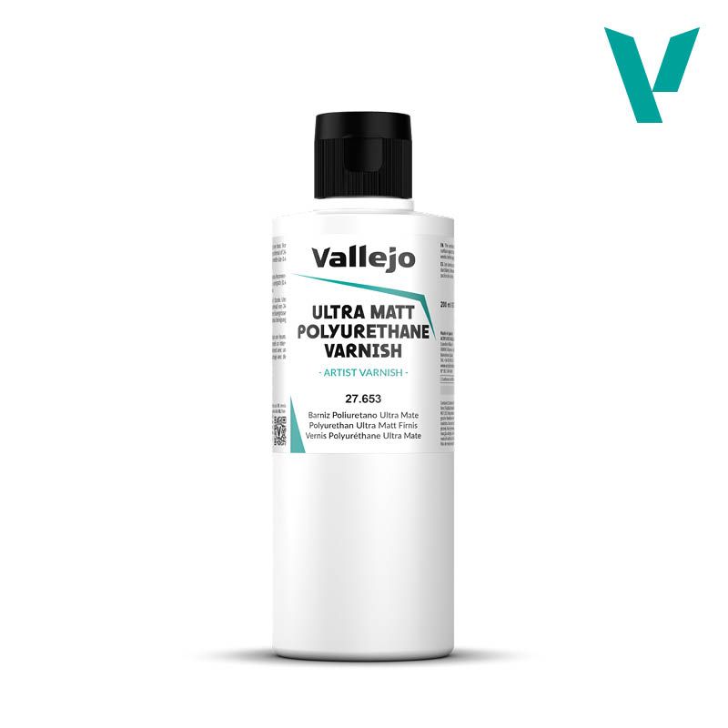 Лак для сборных моделей Vallejo - Ultra Matt Polyurethane Varnish 200мл.