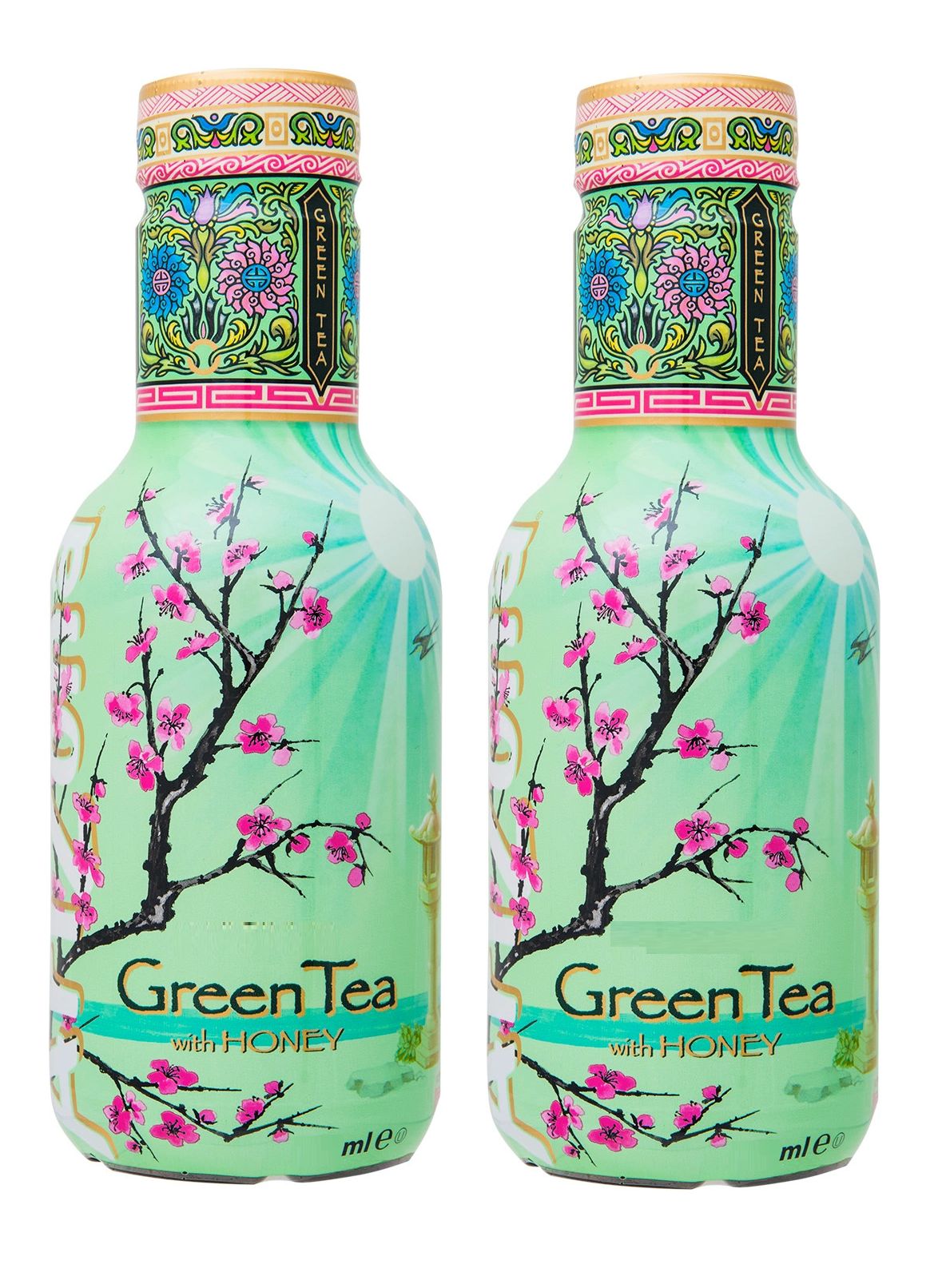 Напиток сокосодержащий AriZona Green Tea, 2 шт по 450 мл