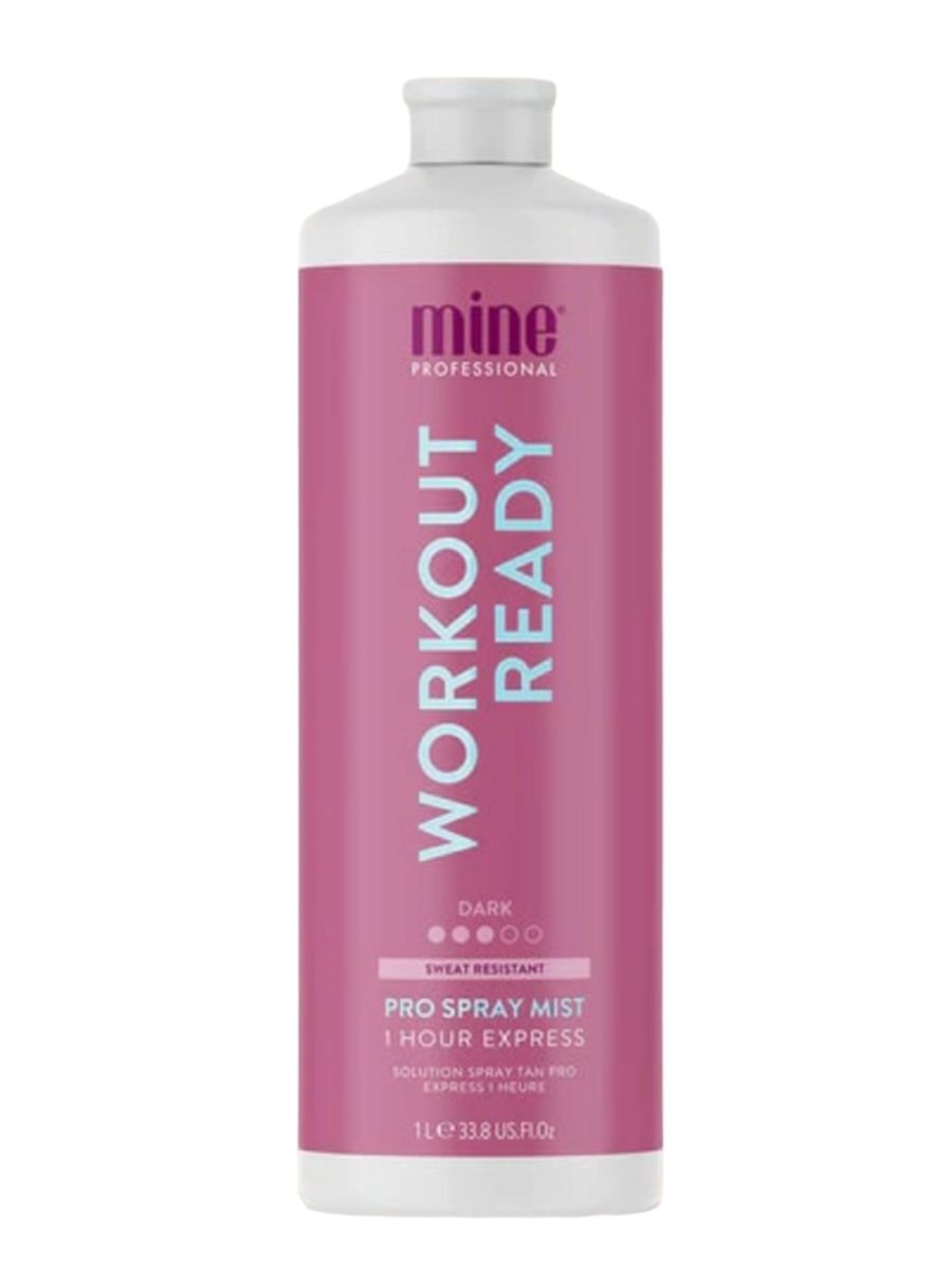 MineTan / Лосьон для моментального загара для лица и тела Workout Ready Pro Spray Mist 12% DHA 1000 мл